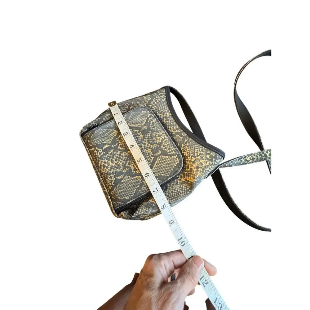 Koltov Small Snake Print Crossbody New with Tags